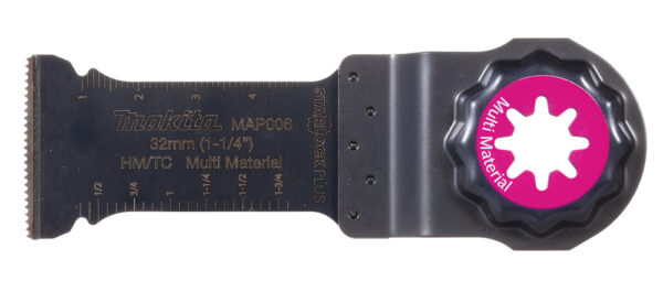 Multitööriista ristilõikamise saetera 32mm, 20TPI MAP006, TC/HM, starlock PLUS, erinevatele materjalidele – Makita