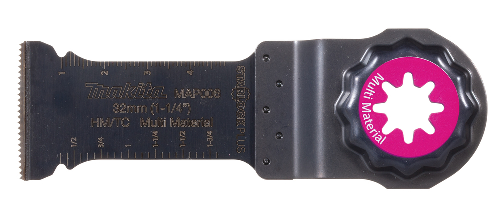 Multitööriista ristilõikamise saetera 32mm, 20TPI MAP006, TC/HM, starlock PLUS, erinevatele materjalidele – Makita