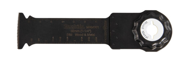Multitool ristilõikamise saetera 32mm, 20TPI MAM001; BIM, starlock MAX, puidule ja metallile (5 tk.) – Makita