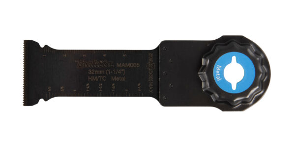 Multitool ristilõikamise saetera 32mm, 23TPI MAM005; TC/HM, starlock MAX, metallile – Makita