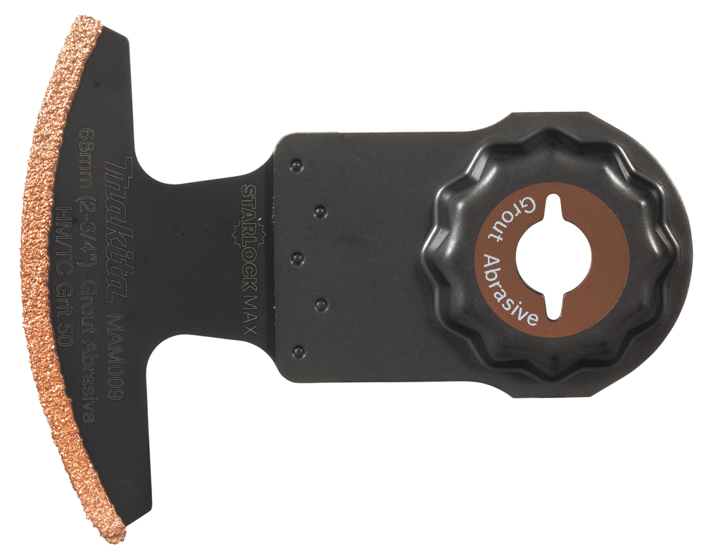 Multitool HM segment saetera 68mm MAM009; TC/HM TC/HM riff karedus #50, starlock MAX, vuugi- ja plaatimissegud, klaasriie – Makita