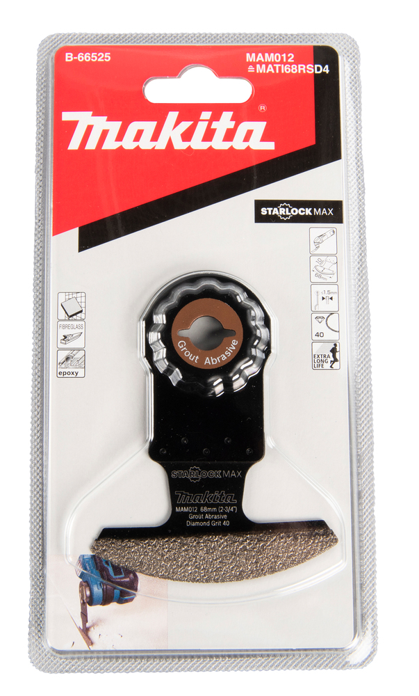 Multitool teemant segment saetera 68mm MAM012, diamond, starlock MAX, pehmemad plaatmaterjalid – Makita