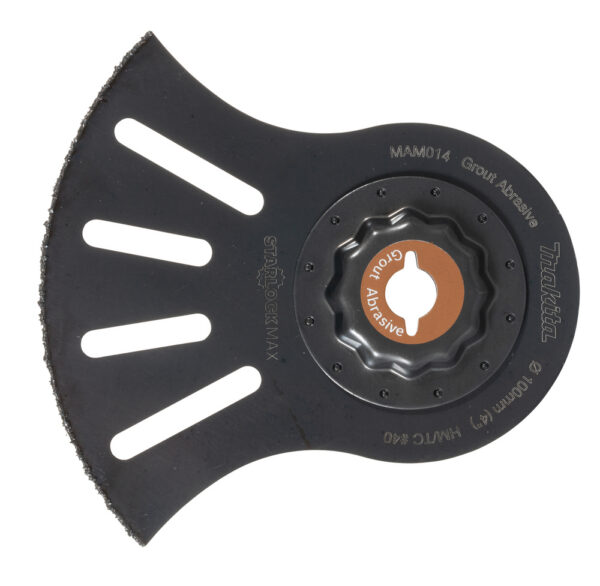 Multitool HM segment saetera 100mm MAM014; TC/HM riff grit #40, starlock MAX, vuugi- ja plaatimissegud, klaasriie – Makita