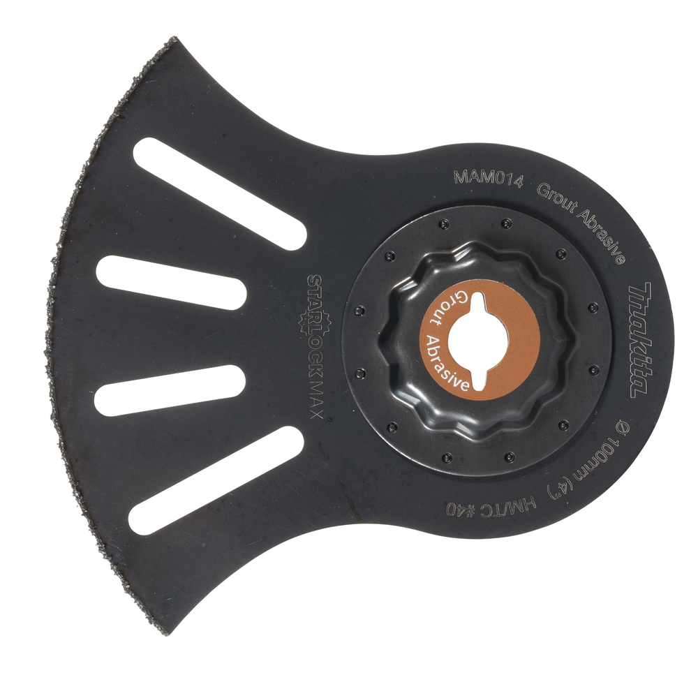 Multitool HM segment saetera 100mm MAM014; TC/HM riff grit #40, starlock MAX, vuugi- ja plaatimissegud, klaasriie – Makita