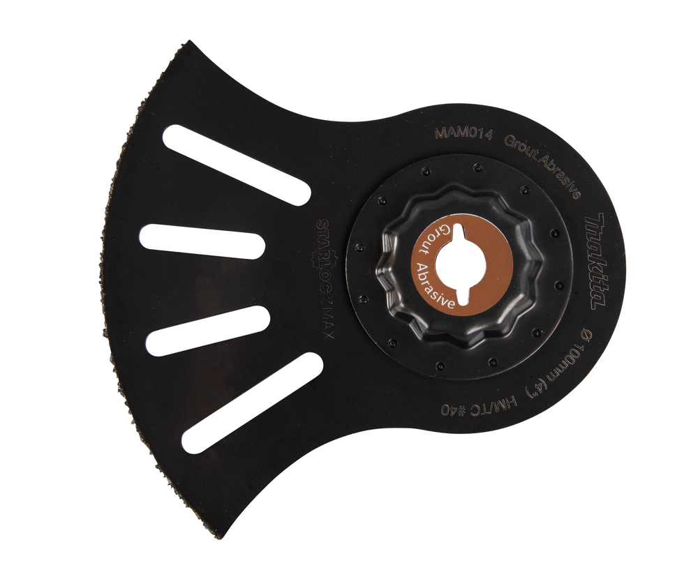 Multitool HM segment saetera 100mm MAM014; TC/HM riff grit #40, starlock MAX, vuugi- ja plaatimissegud, klaasriie – Makita