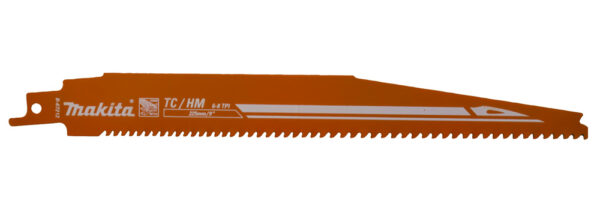 Univ.saetera RESCUE, TC/HM 225x1,25mm, (6-8tpi), 25tk., kruvidega puit, met., klaasplast (<175 mm) – Makita