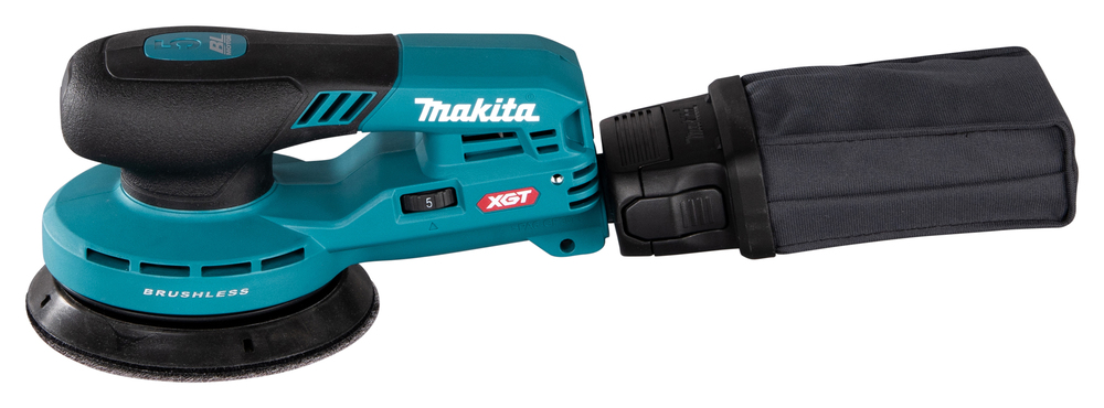 Akuekstsentriline lihvmasin XGT 40V, 125mm/5mm, AWS (Ilma AWS kiibita), Ilma akude ja laadijata! – Makita