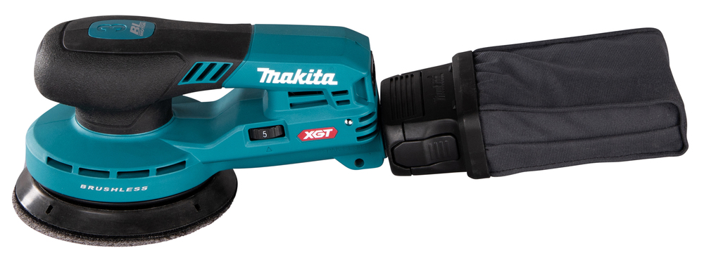 Akuekstsentriline lihvmasin XGT 40V, 125mm/3mm, AWS (Ilma AWS kiibita), Ilma akude ja laadijata! – Makita
