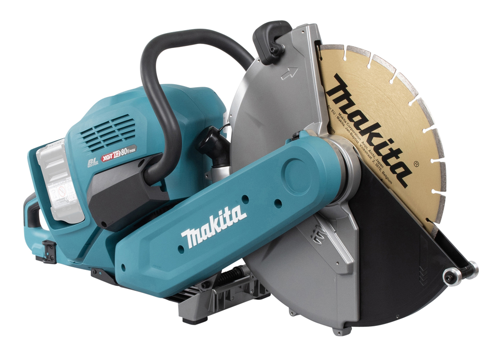 Aku ketaslõikur XGT (Mudel kuivlõikamiseks ja kasutamiseks koos tolmuimejaga), 40V MAX x2 (80V MAX), 355mm, max 127mm BL-M, 14.1kg, Ilma akude ja laadijata! Komplekti kettad D-56998 – Makita