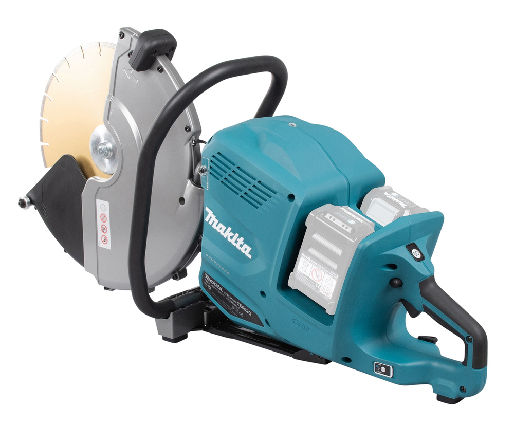 Aku ketaslõikur XGT (Mudel kuivlõikamiseks ja kasutamiseks koos tolmuimejaga), 40V MAX x2 (80V MAX), 355mm, max 127mm BL-M, 14.1kg, Ilma akude ja laadijata! Komplekti kettad D-56998 – Makita