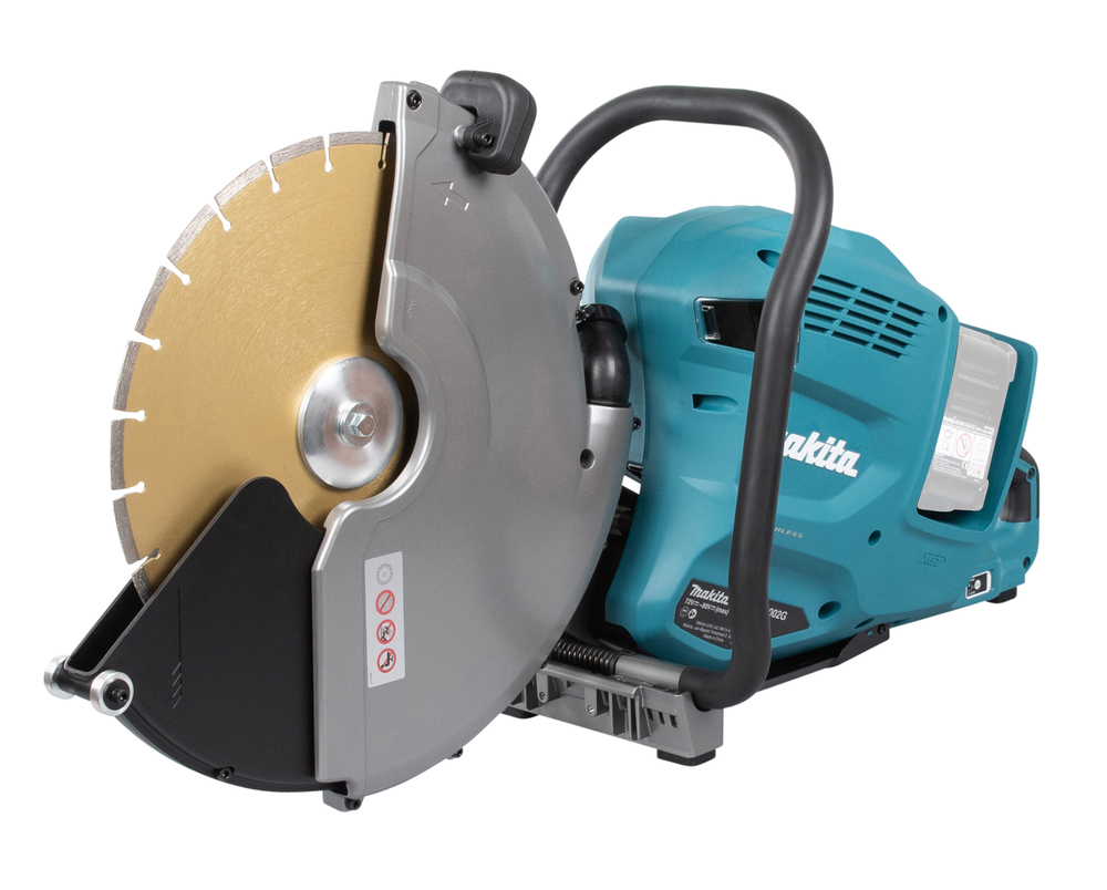 Aku ketaslõikur XGT (Mudel kuivlõikamiseks ja kasutamiseks koos tolmuimejaga), 40V MAX x2 (80V MAX), 355mm, max 127mm BL-M, 14.1kg, Ilma akude ja laadijata! Komplekti kettad D-56998 – Makita