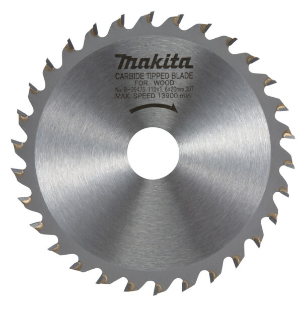 T.C.T hammastega saeketas puidu lõikamiseks 165X2X20mm 20° T16 Saeketas standartsele puidule – Makita