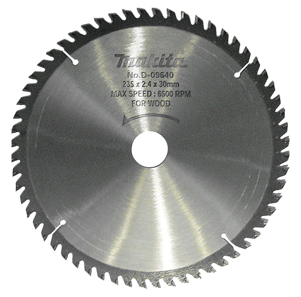 T.C.T hammastega saeketas puidu lõikamiseks 235X2.4X30mm 15° T60 Saeketas standartsele puidule – Makita