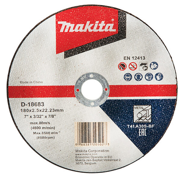 Lõikeketas 180x2.5 mm A30S metall – Makita