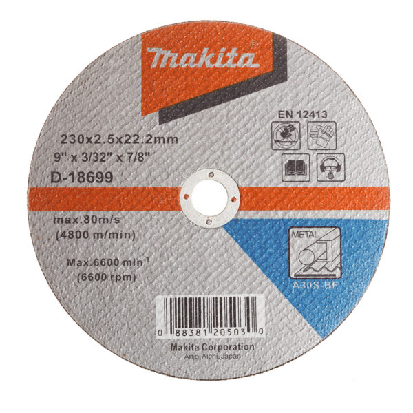Lõikeketas 230x2,5 mm A30S metall – Makita