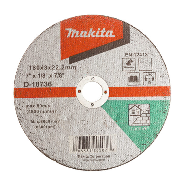Lõikeketas 180x2.5 mm C30S kivi – Makita