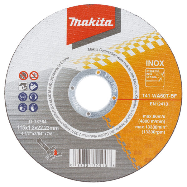 Lõikeketas 115x1,2 mm WA60T RST/ metall – Makita