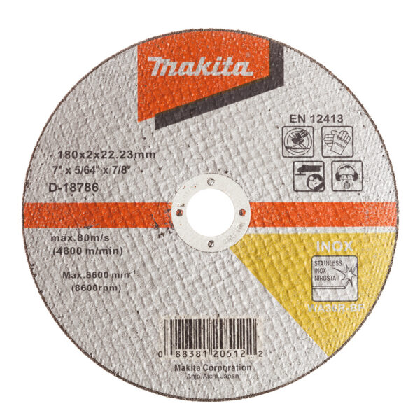 Lõikeketas 180x2 mm WA36R RST/ metall – Makita