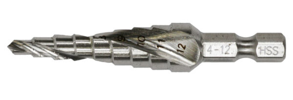 Astmeline puur, spiraal 4-12mm, pikkus 65/45mm, 1/4" – Makita
