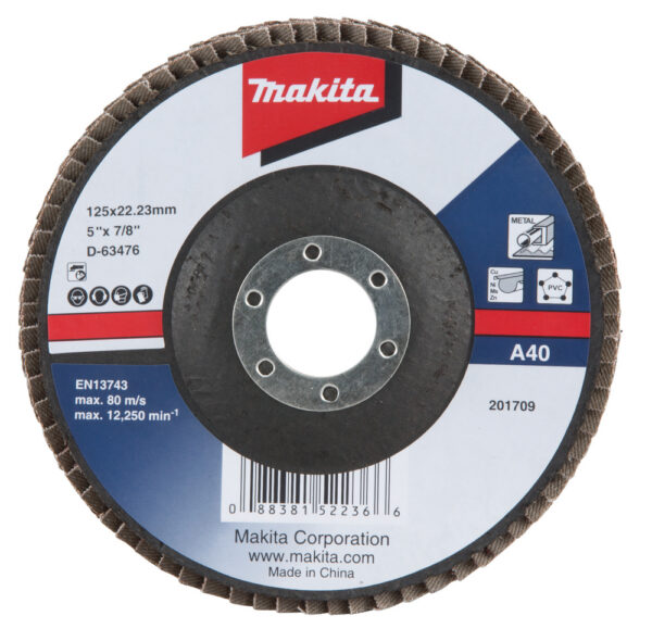 LAMELLKETAS Economy type 125x22.23 A60 METALL (10tk.) – Makita