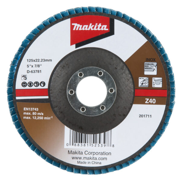 LAMELLKETAS Economy type 125x22.23 Z40 METALL (10tk.) – Makita