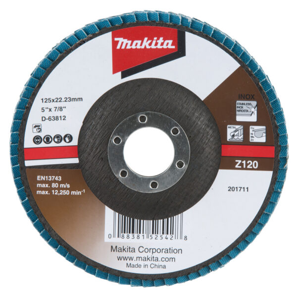 LAMELLKETAS Economy type 125x22.23 Z120 METALL, RST, Koonuses – Makita