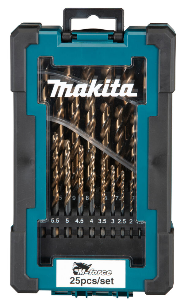 Metallipuuride kmpl. m-force 25 osal. (1-13mm) – Makita
