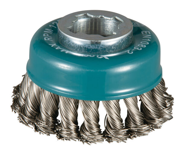 Kausshari, punutud harjased, 0.5mm, Ø 80 mm, roostevaba, X-LOCK – Makita