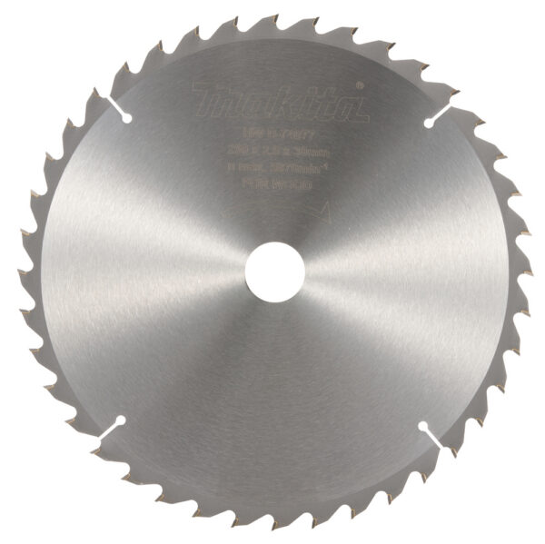 T.C.T hammastega saeketas puidu lõikamiseks 260X2.6X30mm 15° T40 – Makita