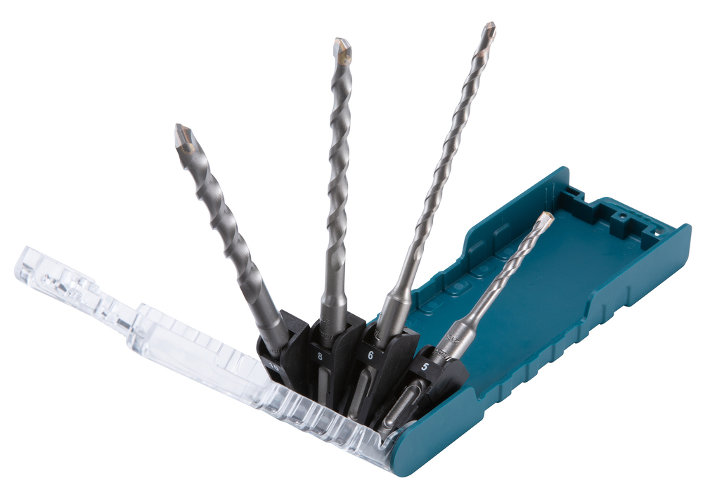 SDS-PLUS puuride kmpl. (5.0x110, 6.0x160, 8.0x160, 10.0x160mm) – Makita