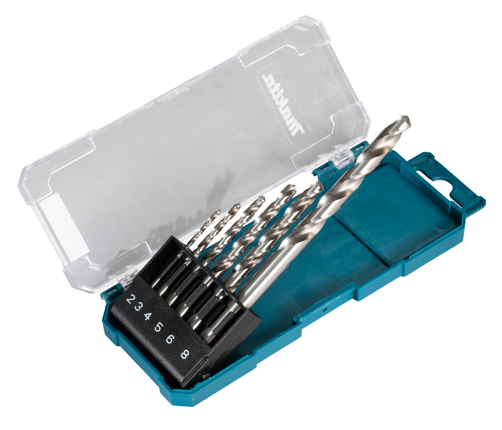 HSS-G Metallist puurikomplekt 6 tk (2,3,4,5,6,8mm) – Makita