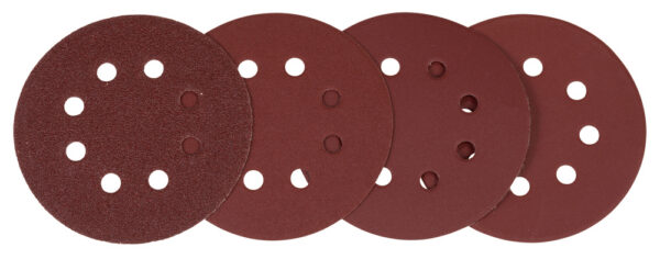 Lihvketaste komplekt, 125mm (20tk.) A60 x 5tk, A120 x 5tk , A240 x 5tk , A320 x 5tk. BO5021, BO5030, BO5031, BO5041, DBO180 – Makita