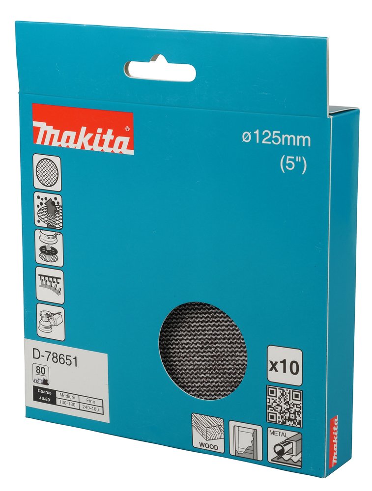 Võrklihvkettad Ø 125 mm A80 (10tk.) – Makita