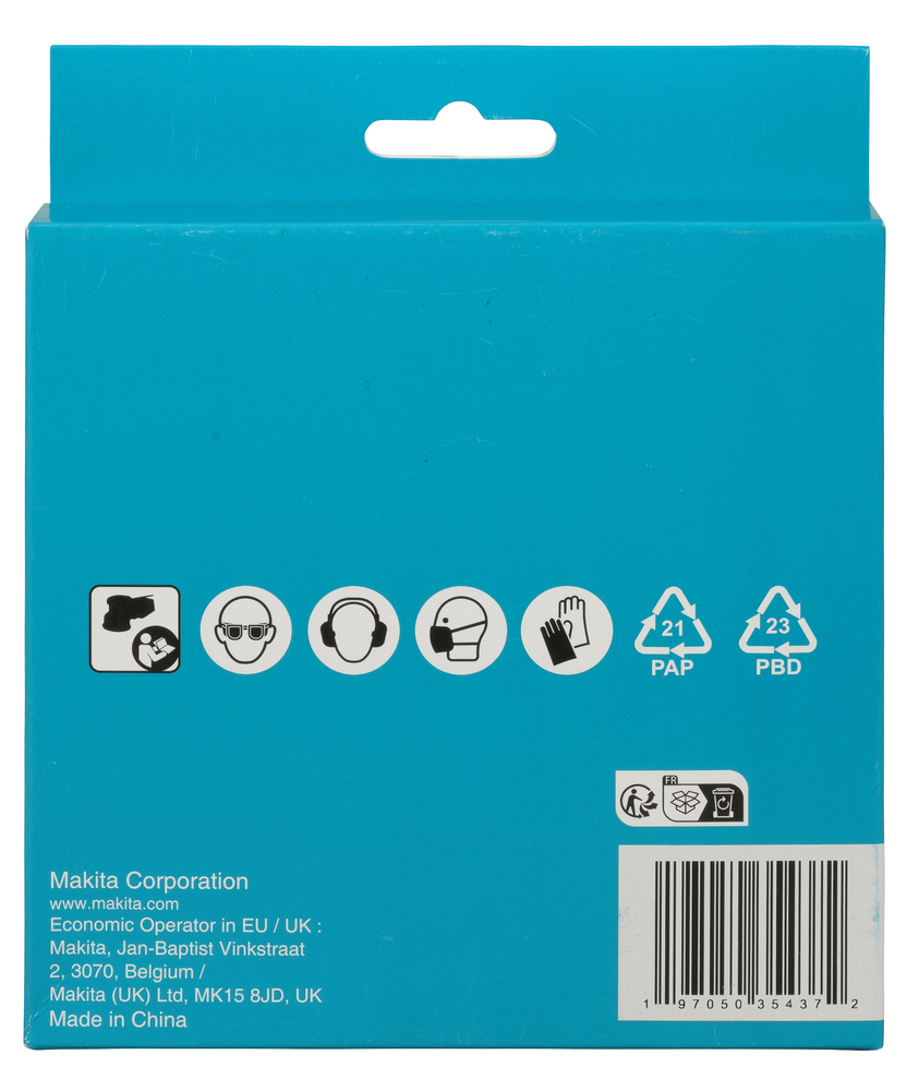 Võrklihvkettad Ø 125mm A180 (10tk.) – Makita