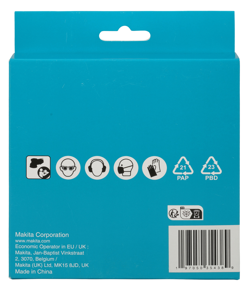 Võrklihvkettad Ø 125mm A240 (10tk.) – Makita