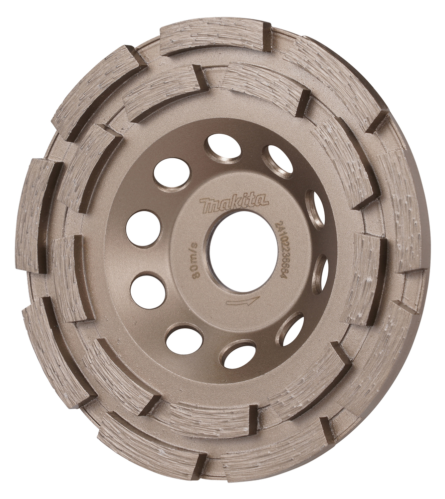 Teemantlihvketas betoonile, 2-realine, 125mm x 22,23mm – Makita