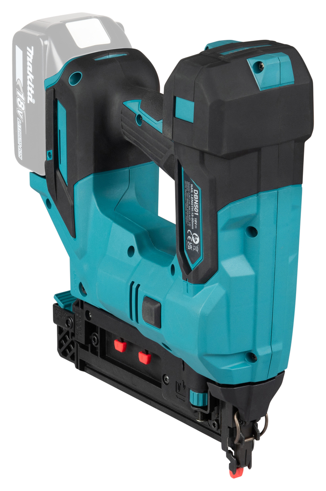 Akuliistunaelapüss LXT® 18V Li-Ion; harjavaba mootor, 18 GA; ( 1,2mm ) 15-50mm; MAKPACK, Ilma akude ja laadijata!, – Makita