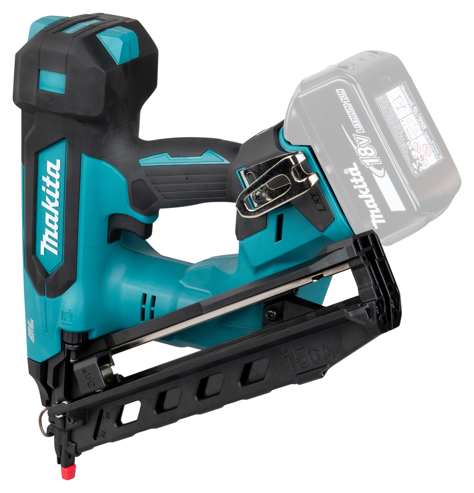 Akuliistunaelapüss LXT® 18V Li-Ion; 15 GA; ( 1,8mm ) 32-64mm; 34°, Ilma akude ja laadijata!, MAKPACK – Makita