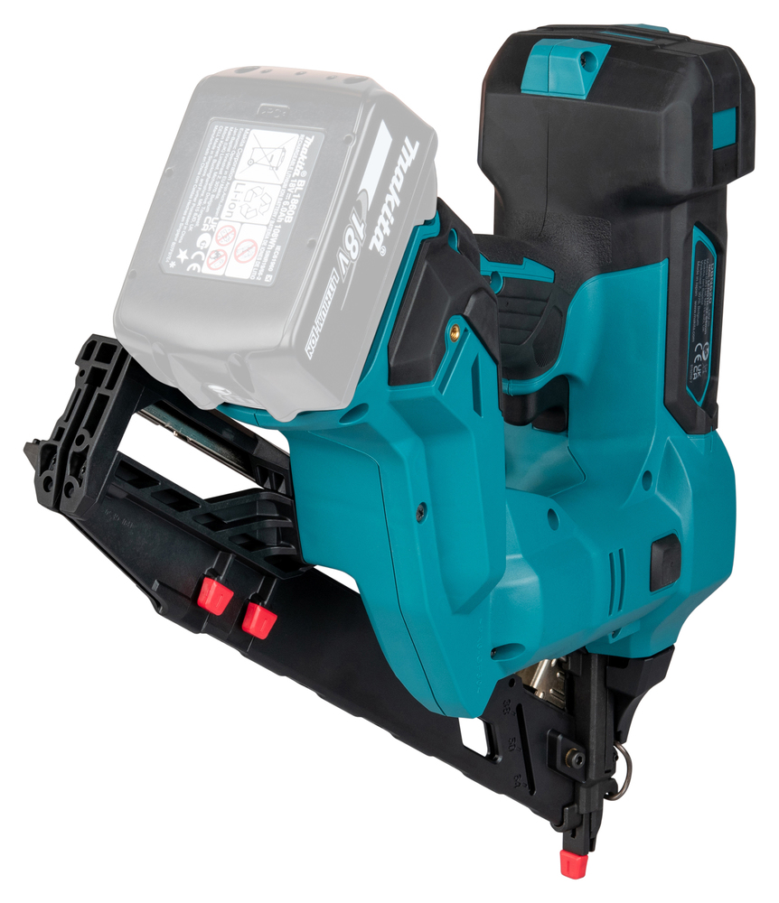 Akuliistunaelapüss LXT® 18V Li-Ion; 15 GA; ( 1,8mm ) 32-64mm; 34°, Ilma akude ja laadijata!, MAKPACK – Makita