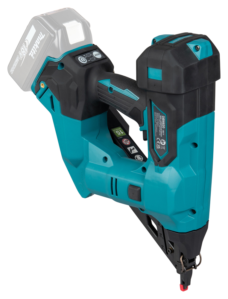 Akuliistunaelapüss LXT® 18V Li-Ion; 15 GA; ( 1,8mm ) 32-64mm; 34°, Ilma akude ja laadijata!, MAKPACK – Makita