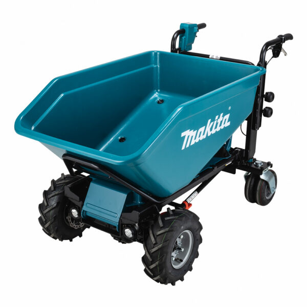 Aku aiakäru 2X18V Li-ion, tühjendusfunktsiooniga, BL-mootor, 3-kiirust, maks. koormus 300kg, 124 kg, ilma aku ja laadijata! – Makita