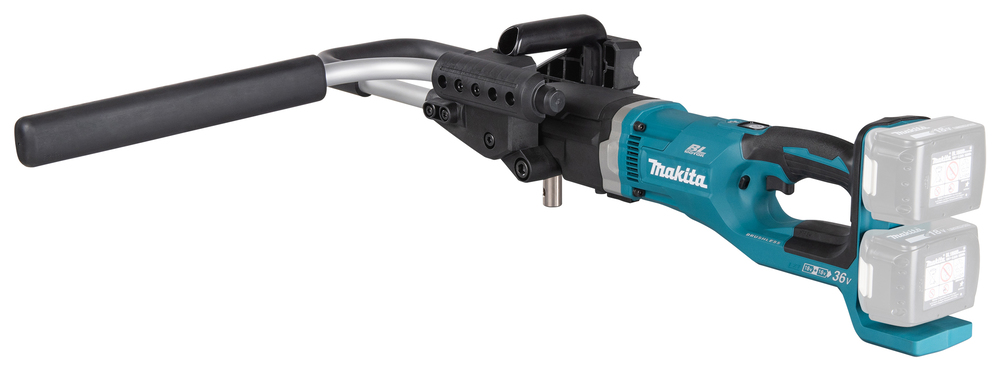 Akutoitel pinnasepuur 2X18V Li-ion, BL-mootor, 2-käiku, max-200 mm, No battery no charger! – Makita