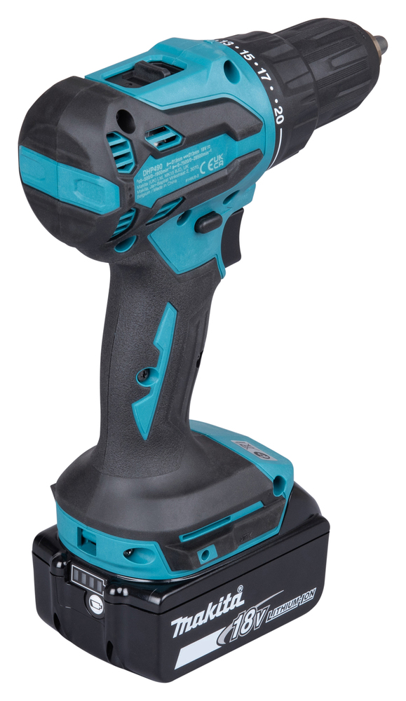 Löögiga akutrell 18V, Harjadeta mootor, 13mm, Max 65 Nm, 2x5,0Ah, DC18RC, Makpac2 – Makita