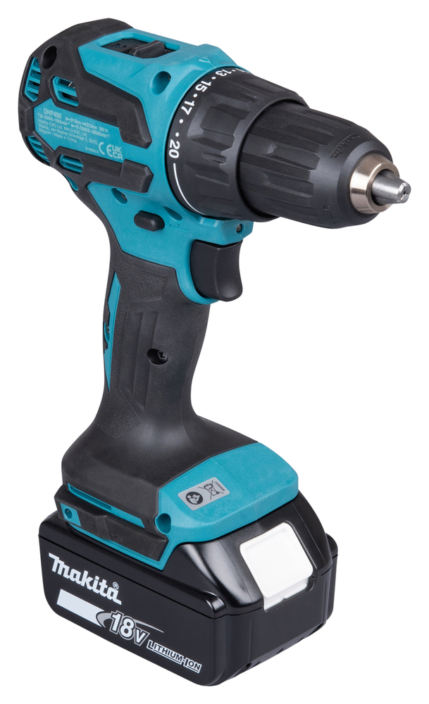 Löögiga akutrell 18V, Harjadeta mootor, 13mm, Max 65 Nm, 2x5,0Ah, DC18RC, Makpac2 – Makita