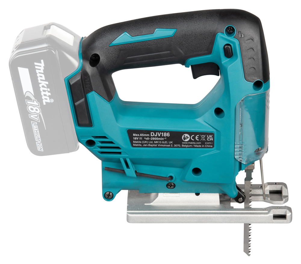 Akutikksaag 18 V Li-ion, 0 - 2,900 minˉ¹, 65mm, Ilma akude ja laadijata! – Makita