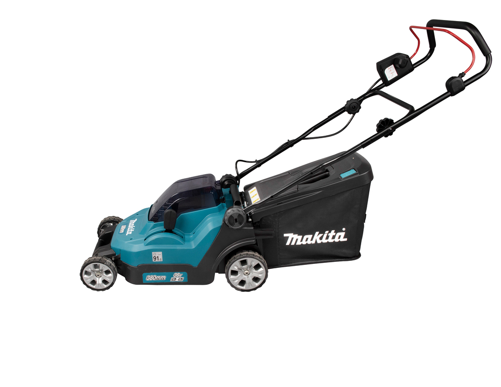 Akumuruniiduk 2X18V, 38cm, 3/1 (Niitmine, Kogumine, Multsimine) 16,2kg, Ilma akude ja laadijata! – Makita