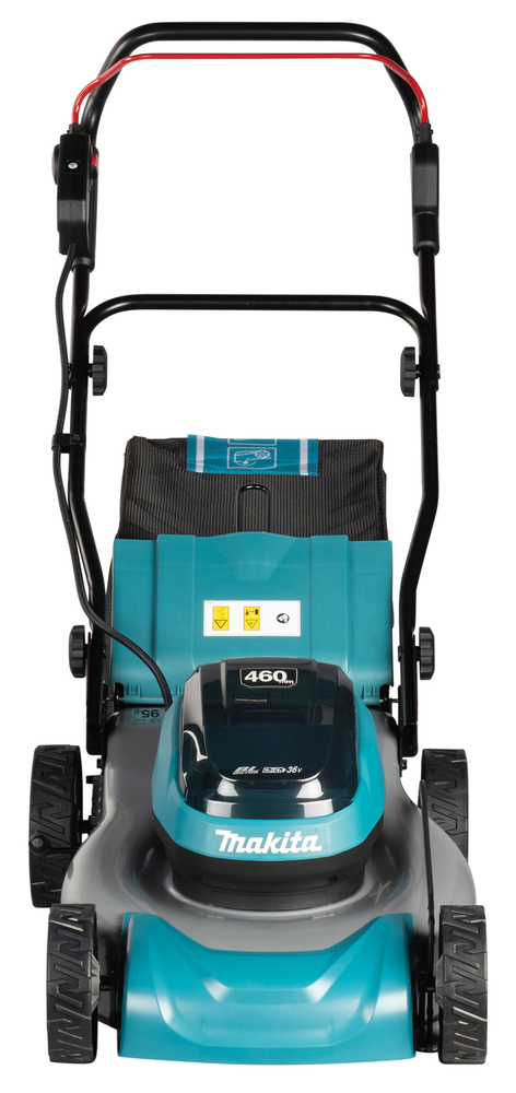 Akumuruniiduk 2X18V, BL-mootor, 46cm, 3/1 (Niitmine, Kogumine, Multsimine) 22,4kg, Metallist korpus Ilma akude ja laadijata! – Makita