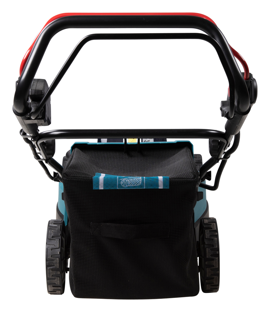 Akumuruniiduk 2X18V, 48cm, Edasiveoga, 4/1 (Niitmine, Kogumine, Multsimine/Tagant väljavise) 27,1kg, Plastikust korpus, Ilma akude ja laadijata! – Makita