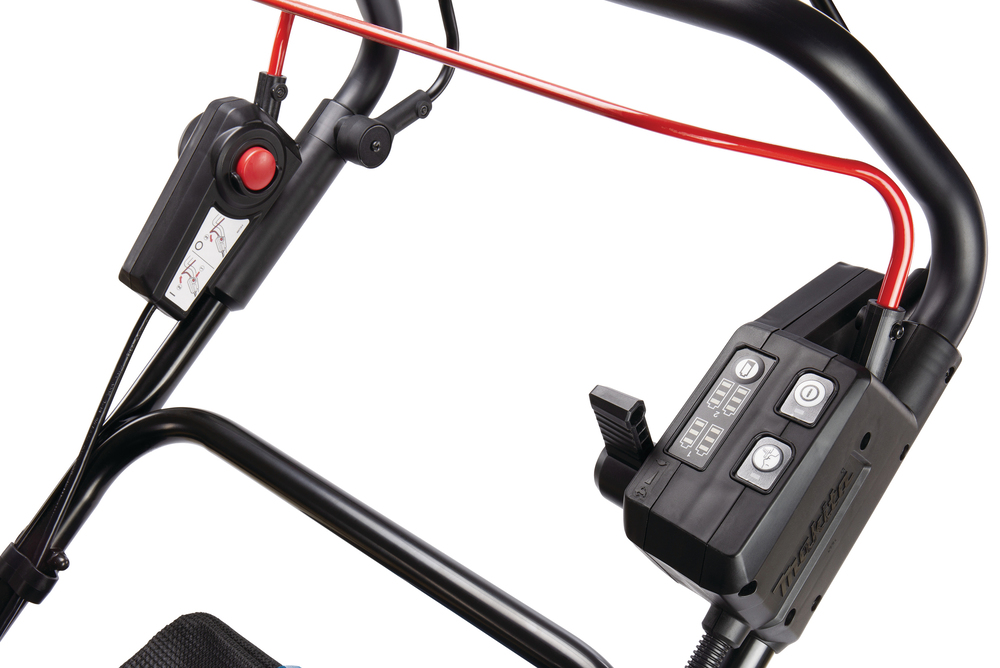 Akumuruniiduk 4X18V, BL-mootor, 53cm, Iseliikuv, 4/1 (Niitmine, Kogumine, Multsimine, Tagant väljavise) Alumiiniumist korpus, Ilma akude ja laadijata! – Makita