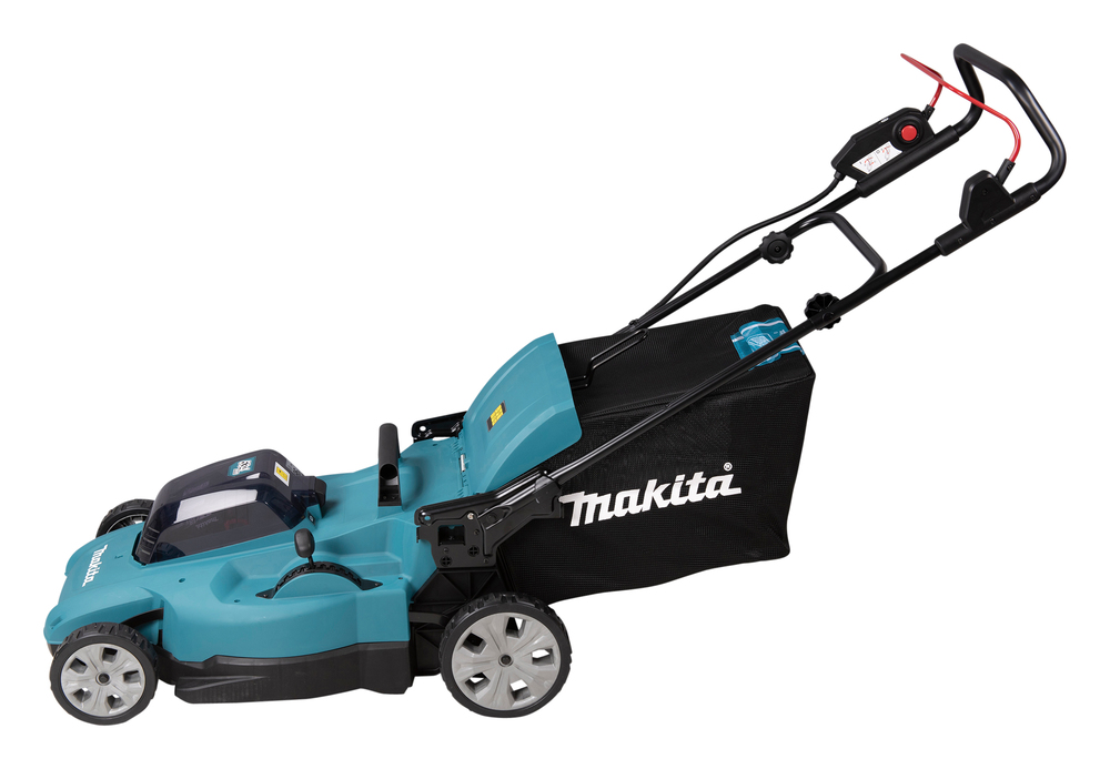 Akumuruniiduk 2X18V, 53cm, 4/1 (Niitmine, Kogumine, Multsimine/Tagant väljavise) 25,5kg, Plastikust korpus, Ilma akude ja laadijata! – Makita